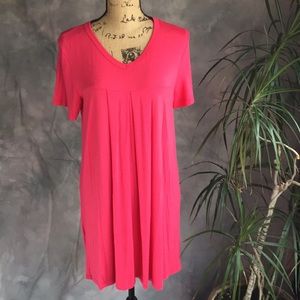 Made by Johnny Short-Sleeve Pink Dress Sz XL